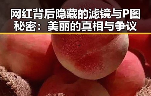 网红背后隐藏的滤镜与P图秘密：美丽的真相与争议