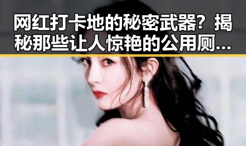 网红打卡地的秘密武器？揭秘那些让人惊艳的公用厕所设计！🚻✨